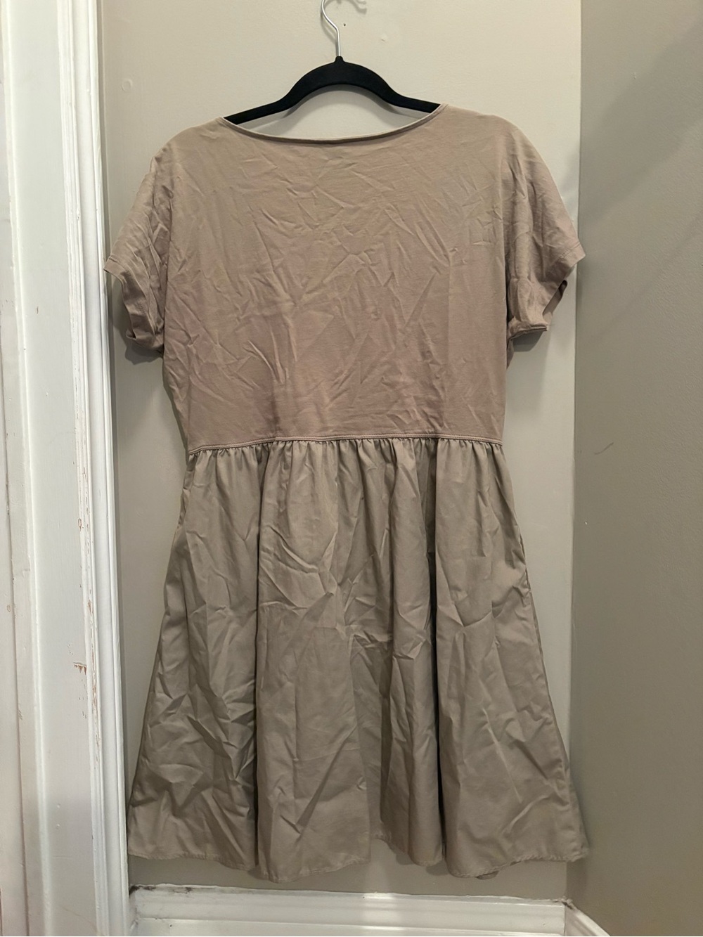 Short sleeve Casual Dress in light green